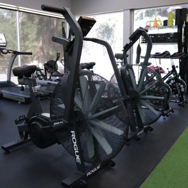 Cardio bikes at Atlas Fit